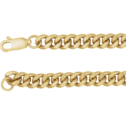 14K Yellow Gold-Filled 4.8mm Curb Chain