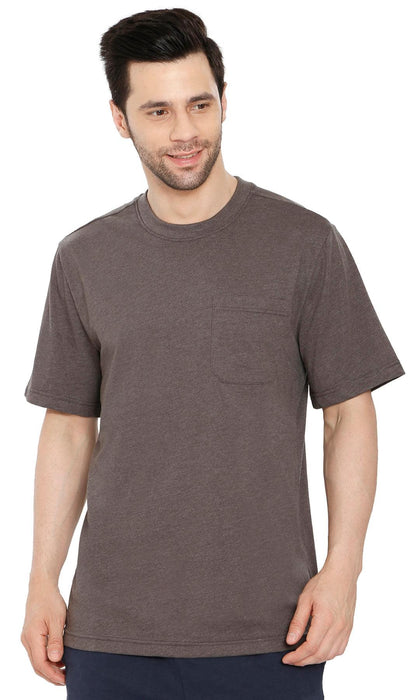 Men's Heavyweight Short Sleeve Crew Neck with Pocket T-Shirt