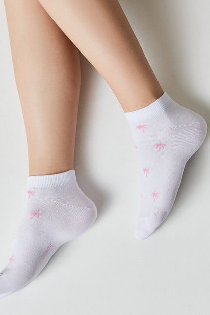 Cotton Ankle Socks Conte Active - 589 Palm Trees