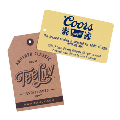 Coors Banquet Beer Front Back T-Shirt - White