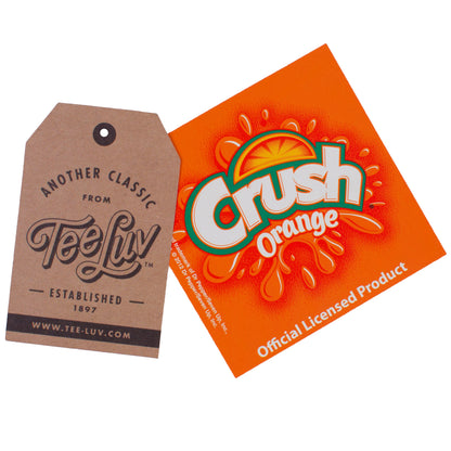 Orange Crush Soda Front and Back Print T-Shirt - Orange Heather
