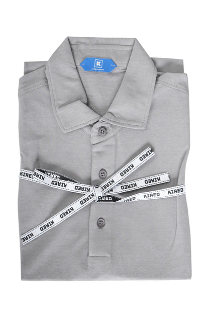 Kired POSI Short Sleeve Quarter Button Polo Shirt