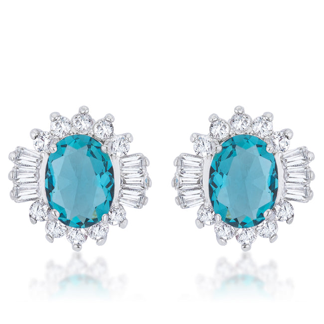 Chrisalee 3.3ct CZ Classic Stud Earrings