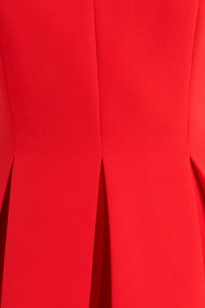 RUBY AFFAIR WOVEN MIDI DRESS