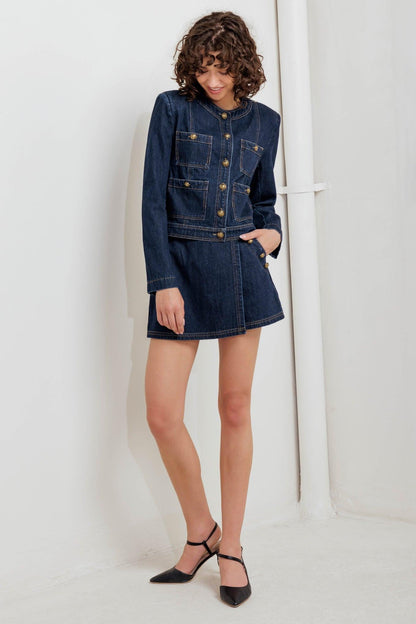 GLAM CODE DENIM JACKET
