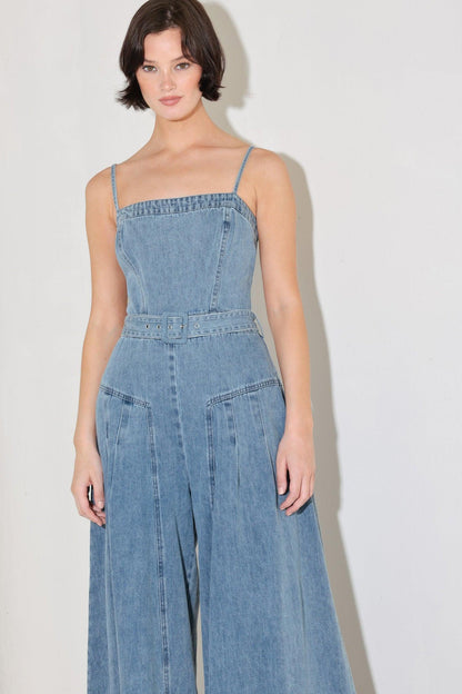 [PREORDER] COASTAL CONFIDENCE DENIM JUMPSUIT