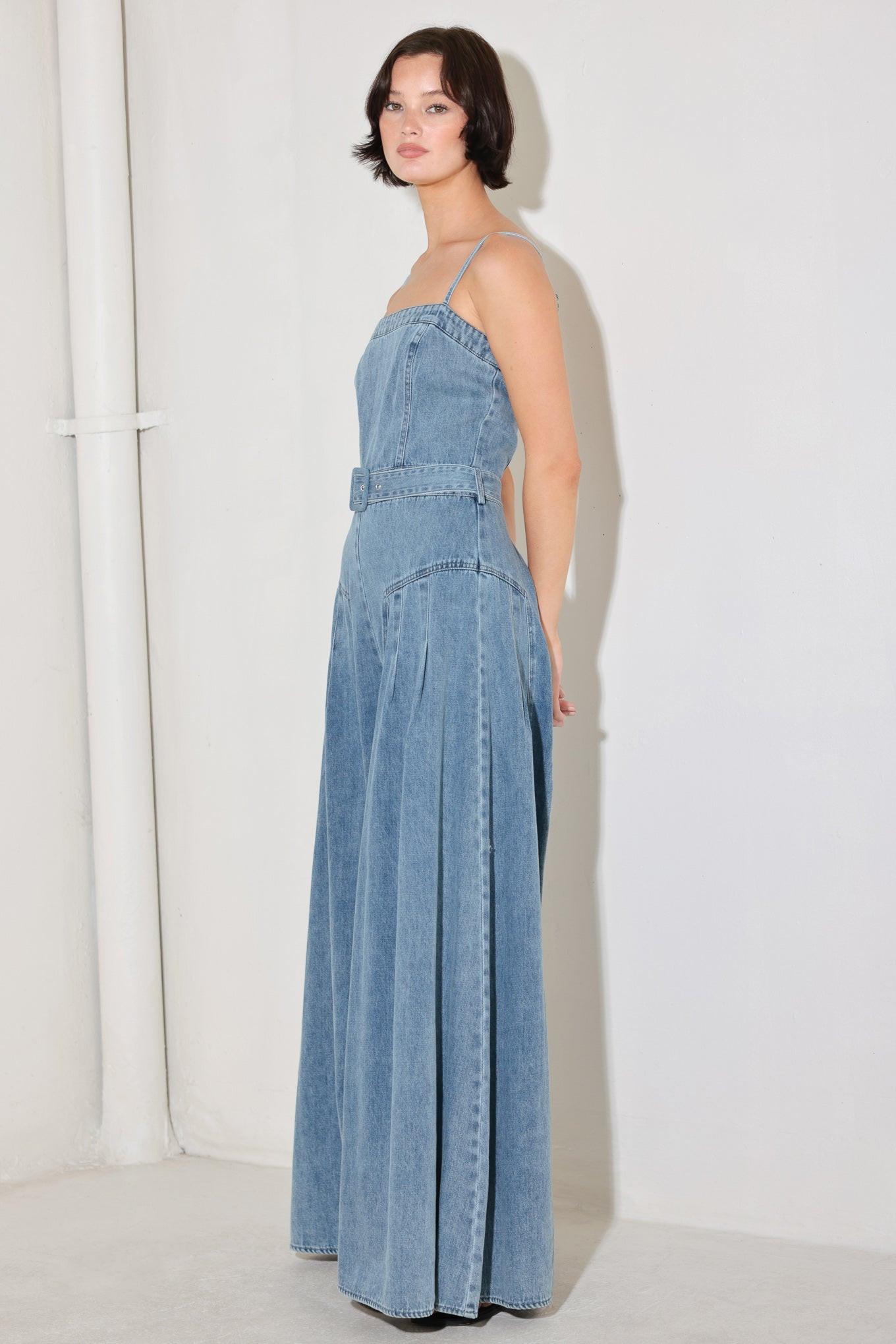 [PREORDER] COASTAL CONFIDENCE DENIM JUMPSUIT