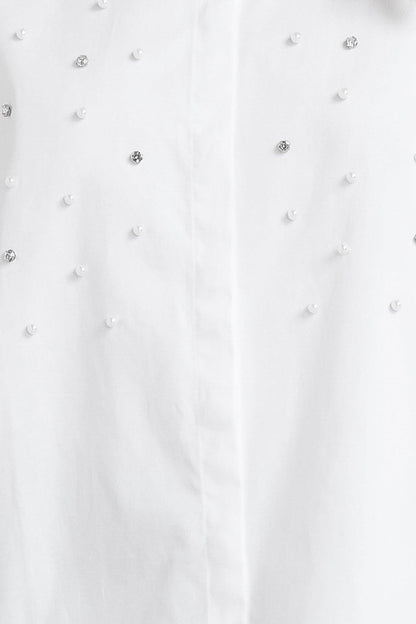 CRYSTAL TOUCH WOVEN SHIRT
