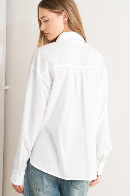 MODERN MUSE WOVEN TOP