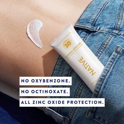 Native Mineral Sunscreen Coconut & Pineapple SPF 30 5 fl oz - Imperfect Container
