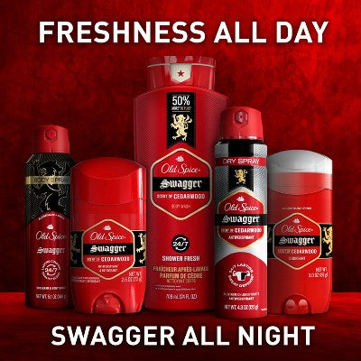 Old Spice Red Zone Swagger Body Wash 33.4 fl oz - New