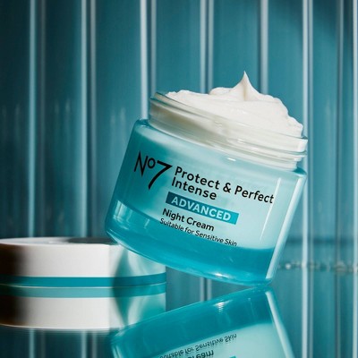 No7 Protect & Perfect Intense Advanced Moisturizing Night Cream 1.69 fl oz - Imperfect Box
