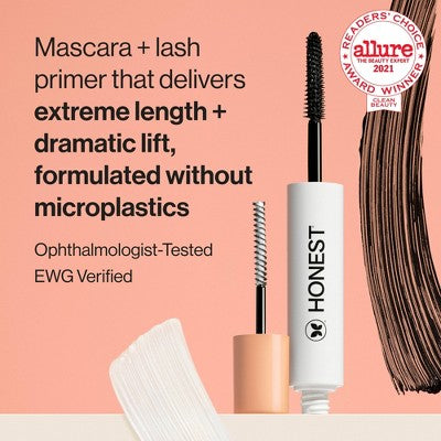 Honest Beauty Extreme Length 2-in-1 Mascara and Lash Primer 0.27 fl oz - Imperfect Box
