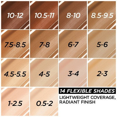 L'Oreal Paris True Match Hyaluronic Tinted Serum Makeup Skincare Hybrid 4-5 Medium 1 fl oz - Imperfect Container