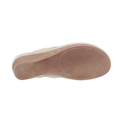 Women's Genelle Natural Wedge Sandals