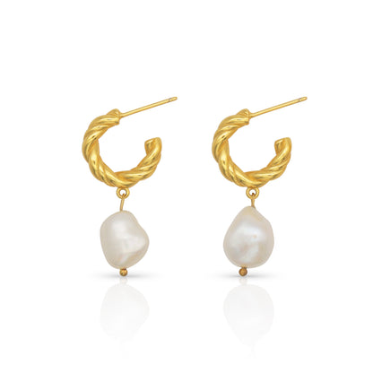 LORRAINE FAURE PEARL EARRINGS