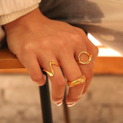 CHARM KLEOPATRA GOLD RING