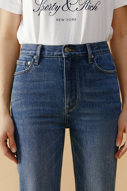 Activity Grrrl High Rise Kick Crop Jeans HJ017