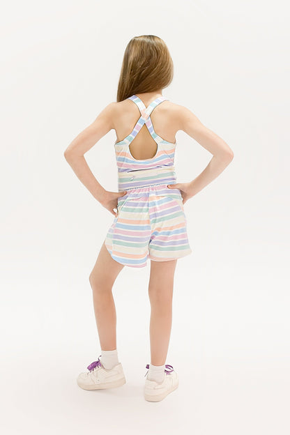 Haddie Romper - Striped