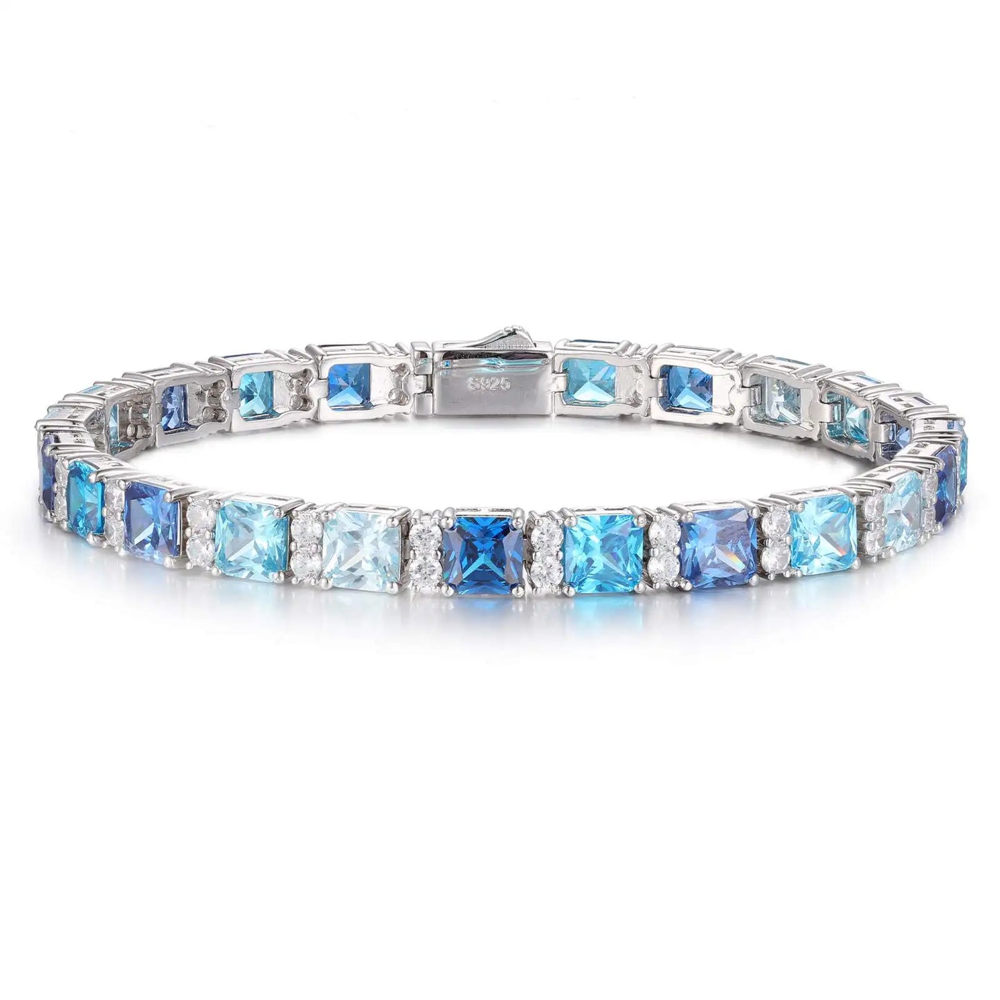 Azure Brilliance Guerilla Choice Bracelet / Sterling Silver 925