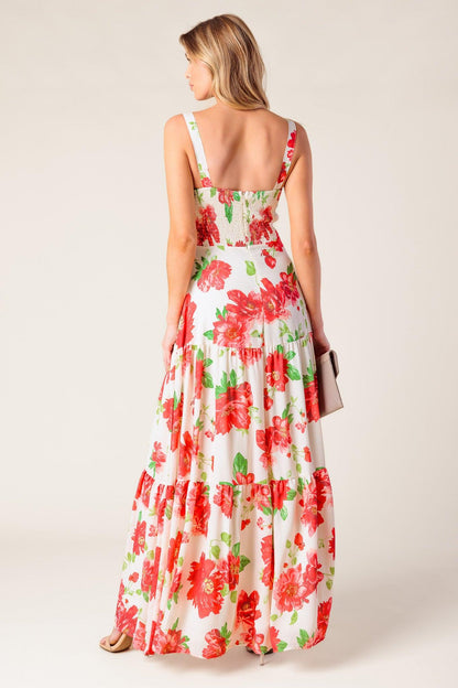 LOST IN THE DETAILS WOVEN MAXI DRESS