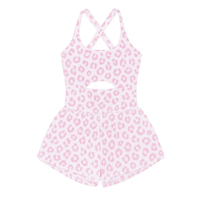 Haddie Romper - Pink Leopard