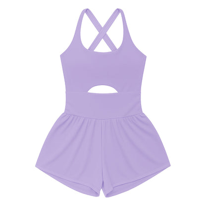 Haddie Romper - Purple