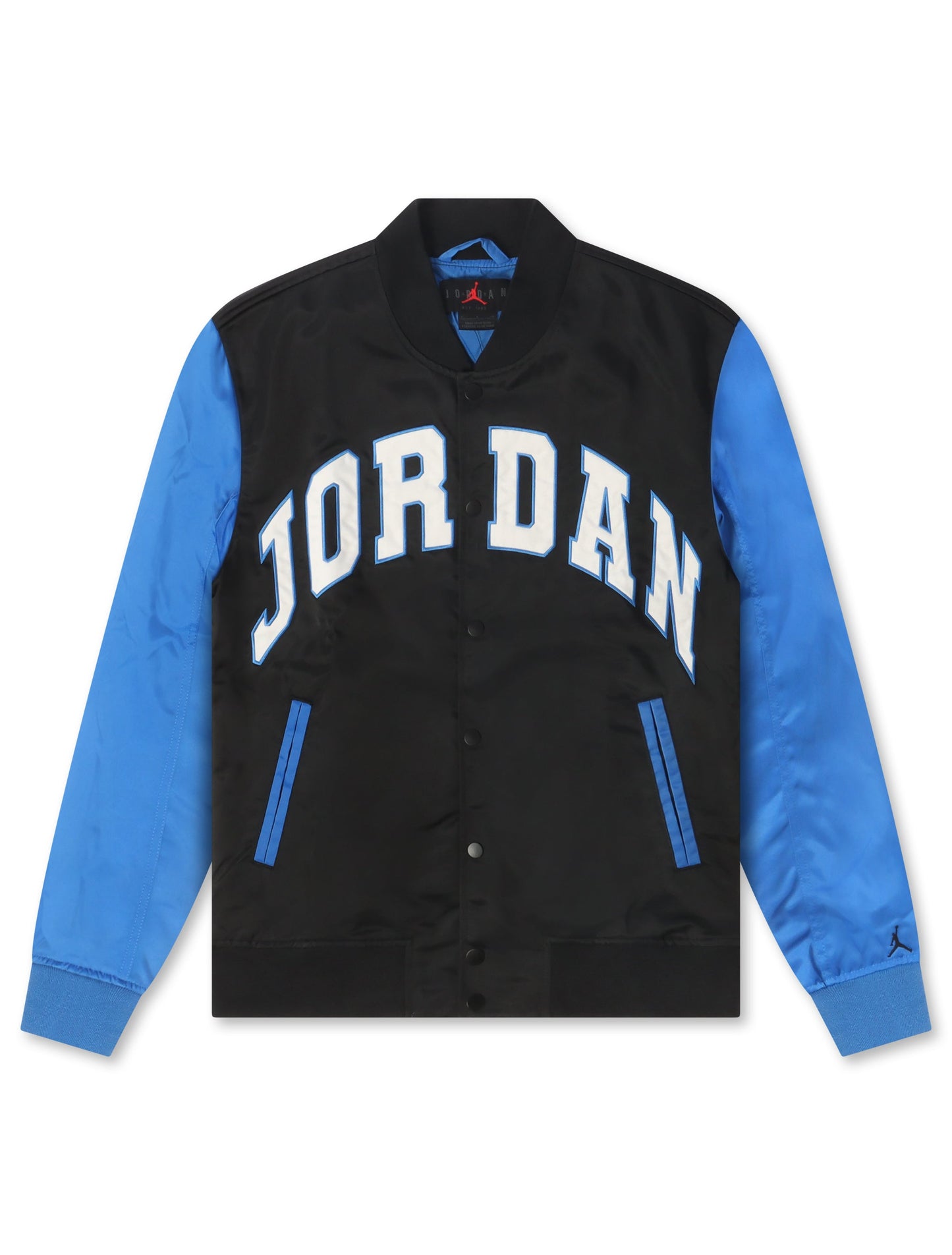 Air Jordan Mens Collegiate Varsity Jacket - Black/Sport Blue