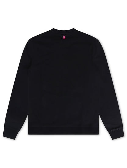 Psycho Bunny Mens London Graphic Long Sleeve - Black