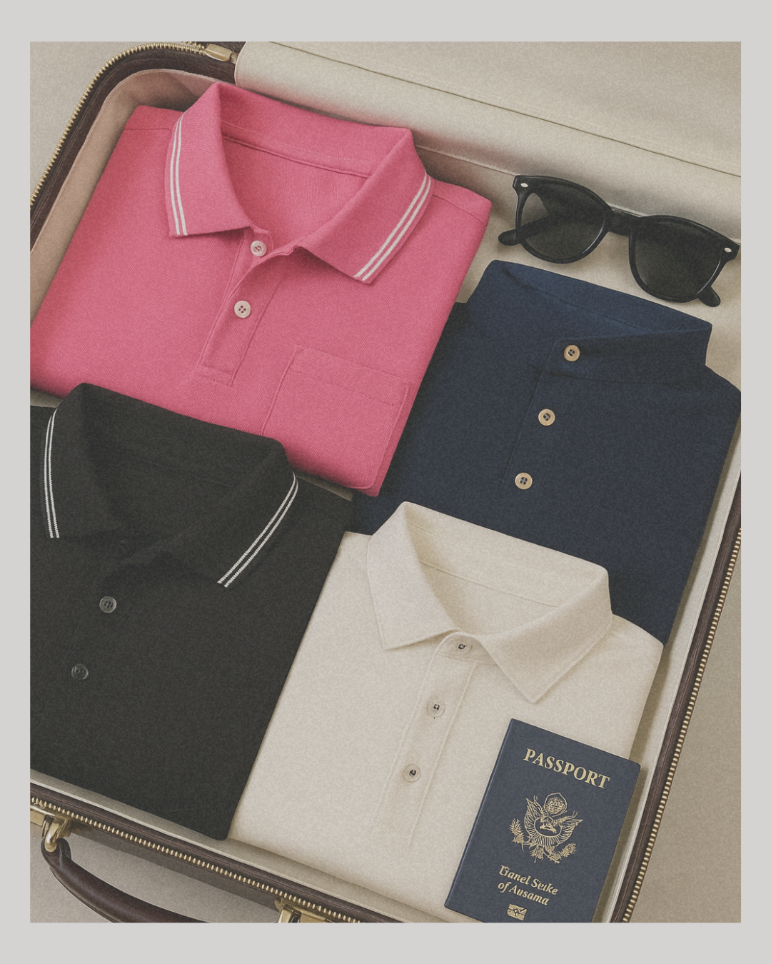 Pocket Polo Shirt - Navy