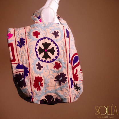 Marigold Suzani Tote Bag