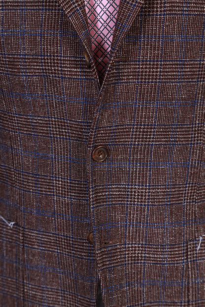 Sartorio Plaid Wool-Cotton Sport Jacket