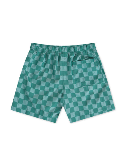 Nike Mens Club Shorts - Checkered Green