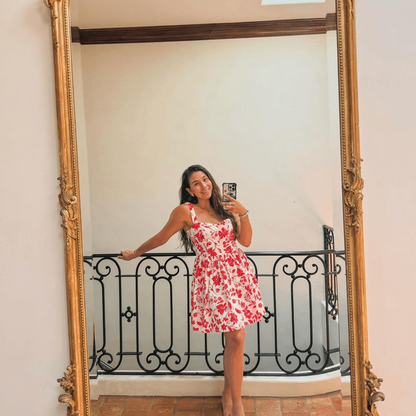 Red Vineyard Mini Dress