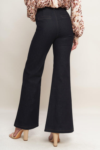 ICONIC FLARE DENIM PANTS
