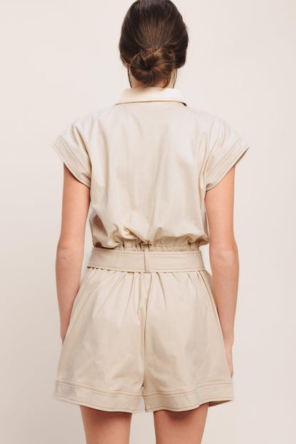EVERYDAY UTILITY WOVEN ROMPER
