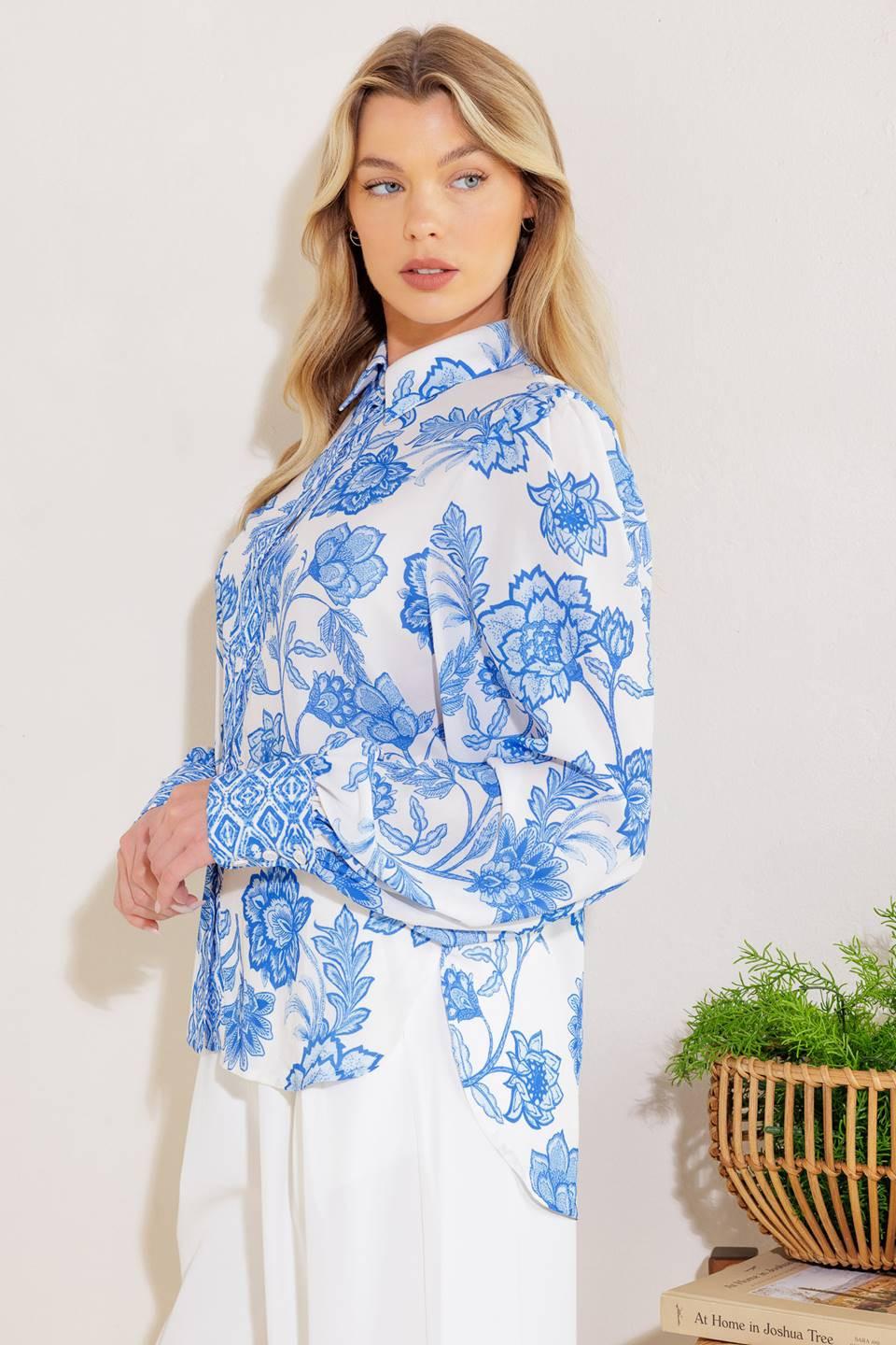 LOVELY DARLING WOVEN TOP