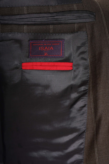Isaia Pinstriped Wool Suit