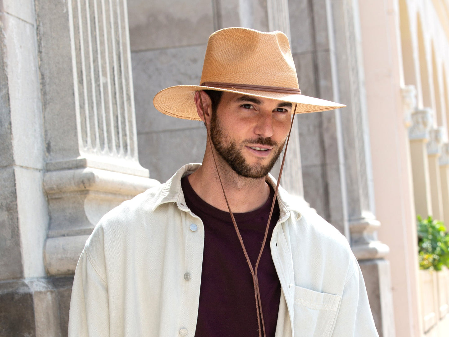 Panama Hat Kalahari with chin starp