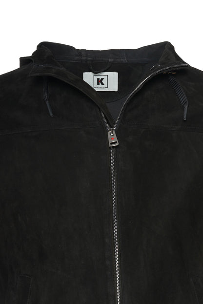 Kired Olek 1 Lambskin Hooded Zip-Up Light-Jacket