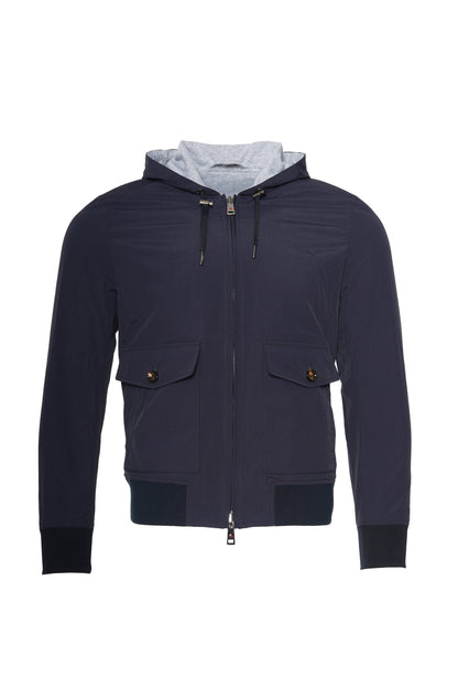 Kired Jeff Cotton Reversible Hooded Light-Jacket