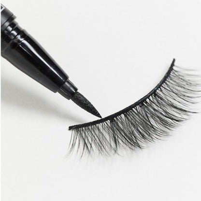 SYDONI LIQUID EYELINER & LASH GLUE IN ONE | Precision Liner + Strong Hold Net. Wt. 0.7 ml