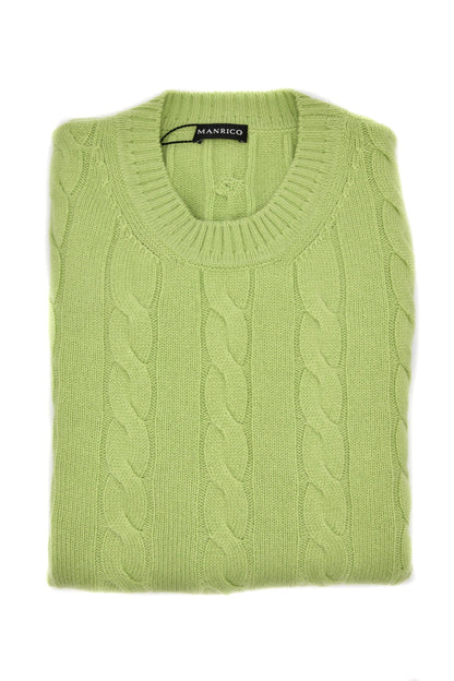 Manrico Cashmere Cable Knit Sweater