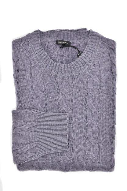 Manrico Cashmere Cable Knit Sweater