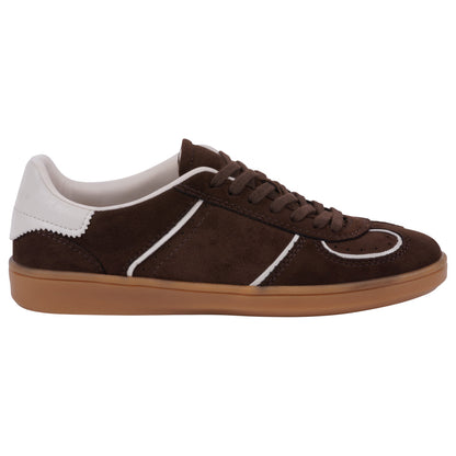Women's Milan Burgundy Lace Up Sneaker