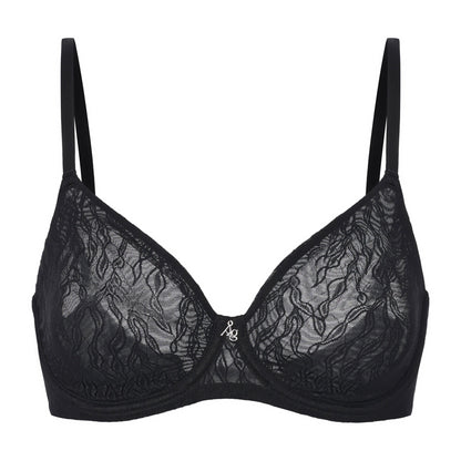 Julie Molded Lace & Mesh T-Shirt Bra