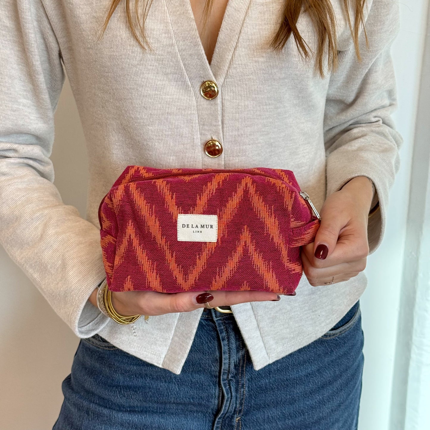 Squared Makeup Bag Fuego