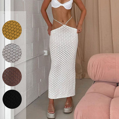 Crochet Spring Summer Crochet Best Women Clothes Waist Belt Mermaid Skirt