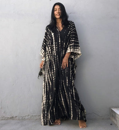 Rayon Halo Dyed Robe Vacation Casual Beach Bikini Cover 25 Colors
