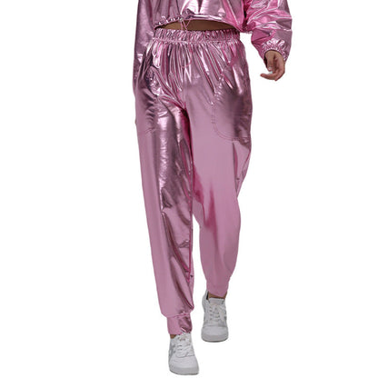Performance Costumes Casual Pants Multi Color Elastic Waist Ankle Tied Pants